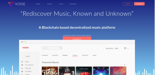 VOISE Blockchain Music Artist Platform Close to Launching Full Alpha on October 18