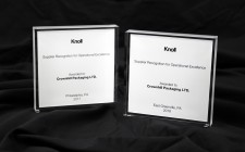 Crownhill Packaging Supplier Recognition for Operational Excellence Awards