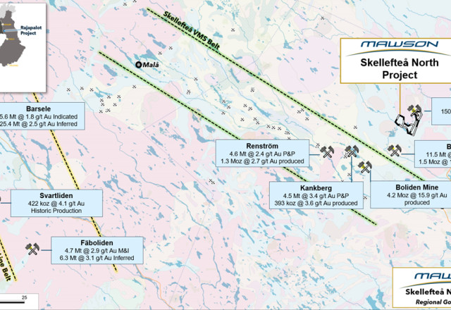 Mawson Gold Limited, Tuesday, October 11, 2022, Press release picture