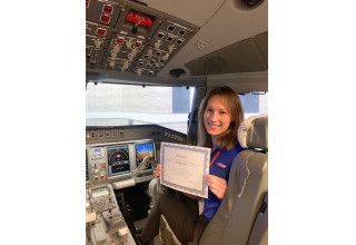 Airline Career Pilot Program and ATP CTP graduate, Gretchen Leneski.