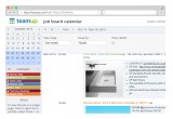 Calendar in agenda view with details