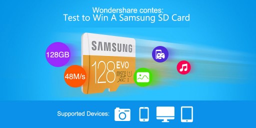 Wondershare Has Launched an SD Card Repair Contest and Will Award Winners With Samsung SD Card