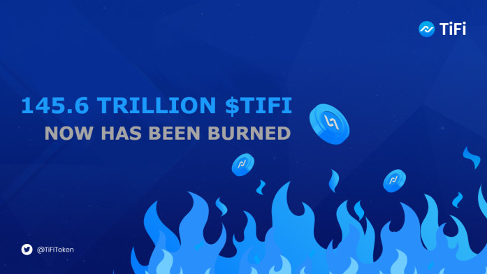 An Amount of TiFi Token Has Been Burned