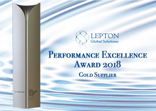 Lepton Global Solutions Receives Boeing Performance Excellence Award for 2018