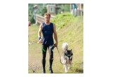 Ryan Atkins, World's Toughest Mudder, with his dog, 