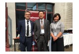 Michael, Mr.Zhu and Alison Wang(China Regional Manager)