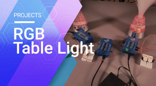 Quantum Integration's RGB Table Light Project Shows How Easily Ideas Can Be Brought to Life