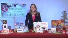 Tech Expert & Super Mom Cassie Slane with Gifts for Kids