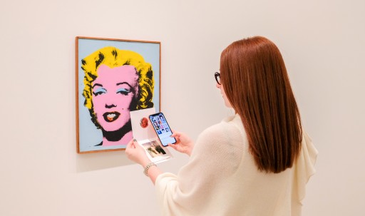 Blue Bite Powers Interactive Andy Warhol Experience at Lévy Gorvy Gallery