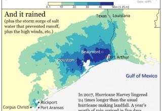 Hurricane Harvey flooding map