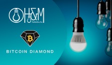 H&M Distributors, Inc. Logo with Bitcoin Diamond