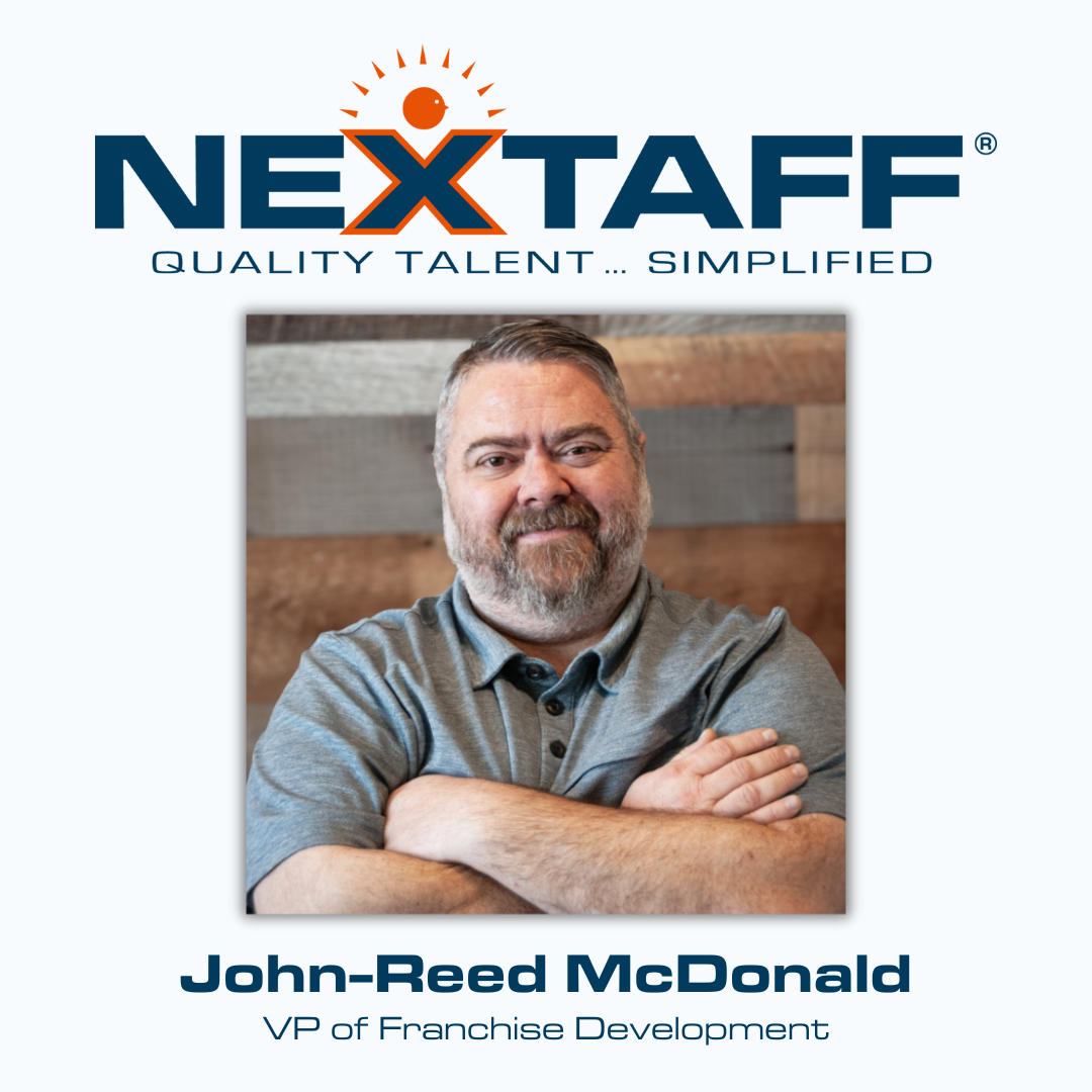 NEXTAFF VP of Franchise Development John-Reed McDonald 