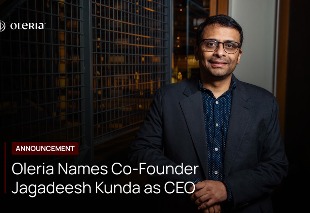 Oleria Names Co-Founder Jagadeesh Kunda CEO to Advance Identity Governance in the Age of AI