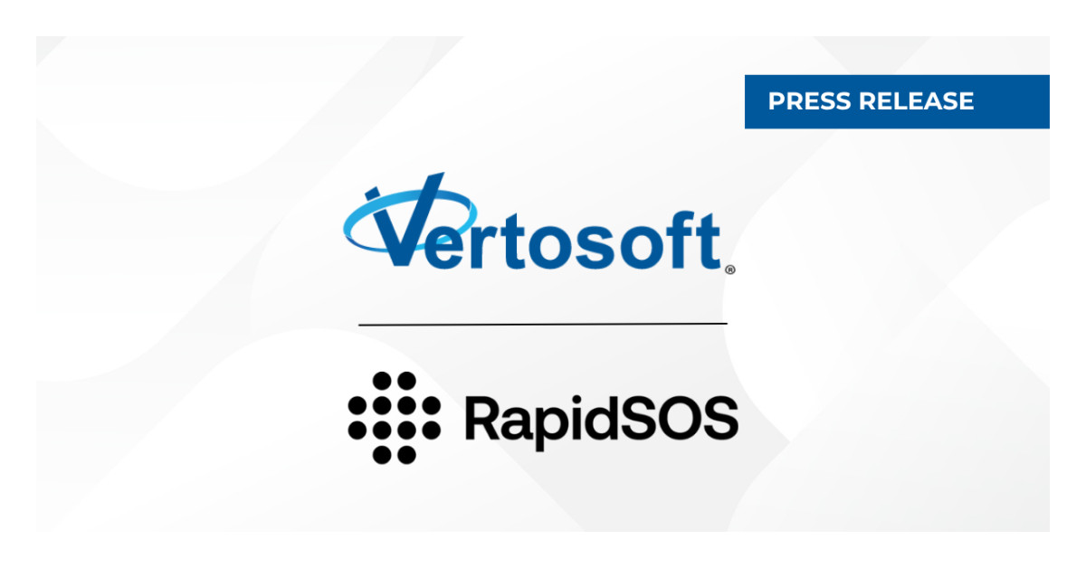 Vertosoft Partners with RapidSOS to Expand AI-Powered Emergency Response Solutions Across the Public Sector