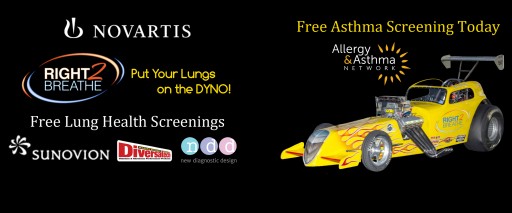 Right2Breathe® to Offer Free Asthma Screenings During NHRA Dodge Nationals