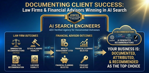 AI Search Engineers Documents How Law Firms and Financial Advisors Are Winning AI-Generated Recommendations on ChatGPT and Google Gemini