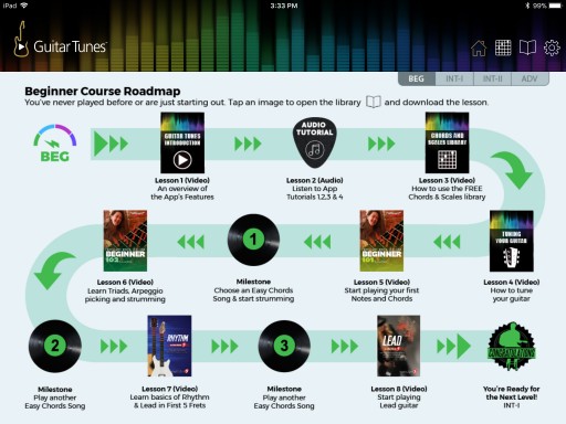 Guitar Tunes® Adds New Features and Over 50 Free Interactive Guitar Lessons