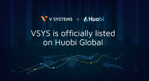 VSYS is Officially Listed on Huobi Global