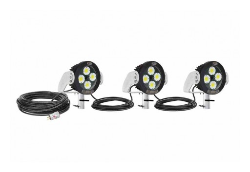 Larson Electronics Releases Explosion-Proof Pole Top Mount AC LED String Light, 240W, CID1/CIID1