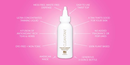 CLEANTAN® USA Launches Its New Ultra Concentrated Tanning Liquid