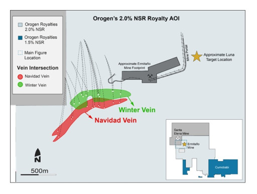 Orogen Royalties Announces Mineral Reserve and Resource Update on Producing Ermitaño Royalty