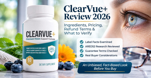 ClearVue+ Reviews & Complaints 2026: Adults Serious About Long-Term Eye Wellness Discover the Lutein & Zeaxanthin Formula