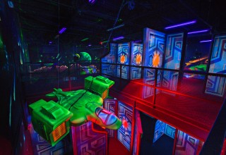 New 2-story Laser Tag Arena located inside Stars and Strikes in Dallas, GA