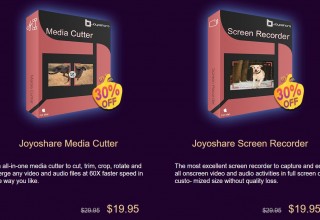 Joyoshare Media Cutter + Screen Recorder - 30 percent off