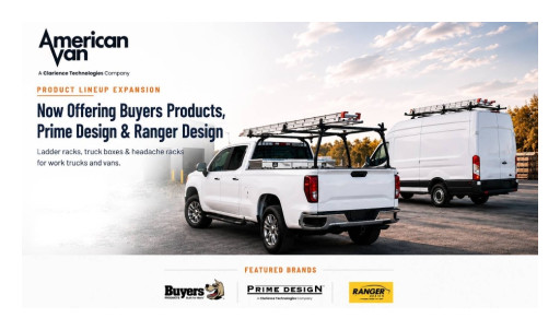 American Van Equipment Expands Work Truck Solutions with Buyers Products, Prime Design and Max Rack Offerings