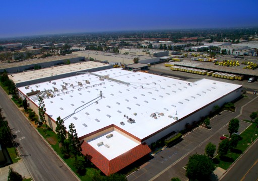 Trojan Battery HQ UpGrades Re-Roof Project With SKYCO Skylights UL Listed Smoke Vent Skylights