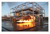 Fire Training at Petrochemical Training Structure