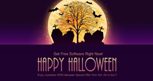 Joyoshare Rolls Out Halloween Promo at Up to 100 Percent Off Discount