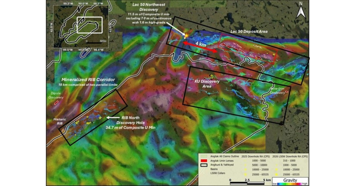 ATHA Energy Reports Widest Intersection to Date at Rib North Discovery with 37 m of Composite Uranium Mineralization in Ribn-DD-003 – Multiple Drillholes Demonstrating Continuity of Uranium Mineralization