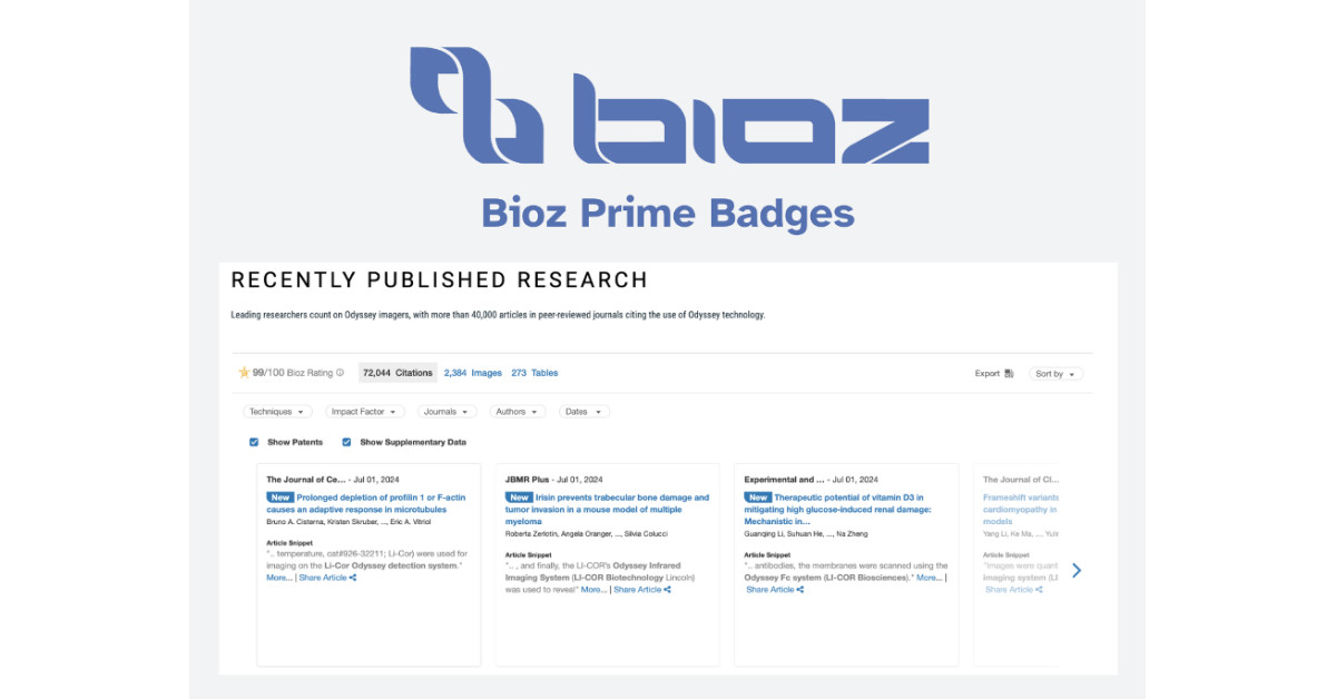 LICORbio and Bioz Collaborate to Elevate Scientific Insights With ...