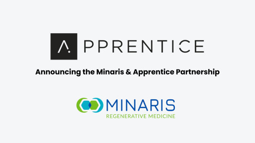 Minaris Regenerative Medicine Selects Apprentice.io's Tempo Manufacturing Execution System to Scale Commercial Production