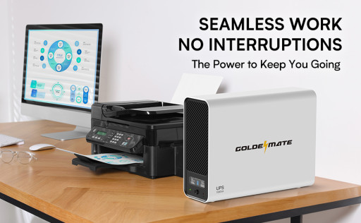 Goldenmate Unveils Advanced 1000VA/800W UPS Battery Backup for Superior Power Protection