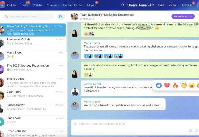 Bitrix24 Chat Updates Emoji 