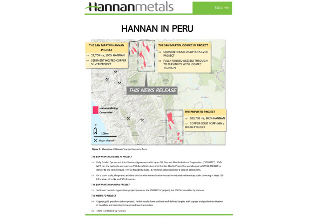 Hannan Metals Ltd., Monday, August 9, 2021, Press release picture