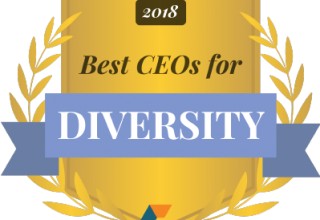 Comparably Award 2018 - Best CEO for Diversity