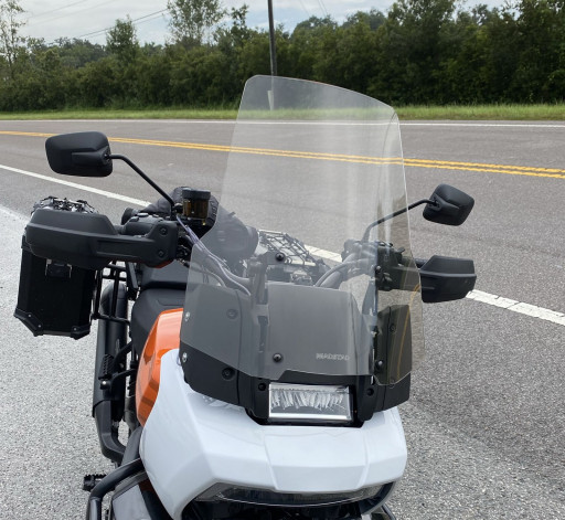MadStad Windshield System for the Harley Pan America on Display During Biketoberfest 2021
