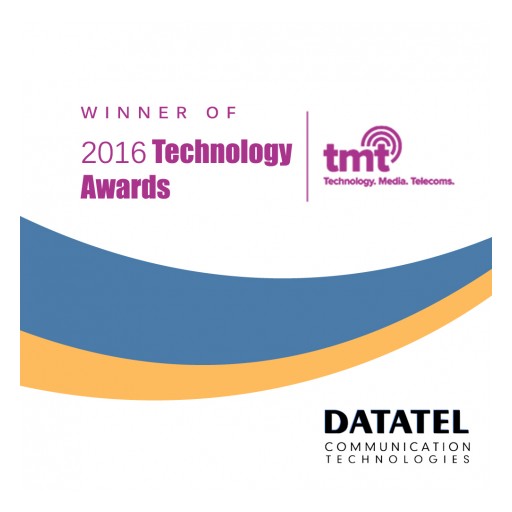 Datatel Wins the 2016 TMT News Technology Awards for Best IVR & Telephone Payment Solutions Provider - North America