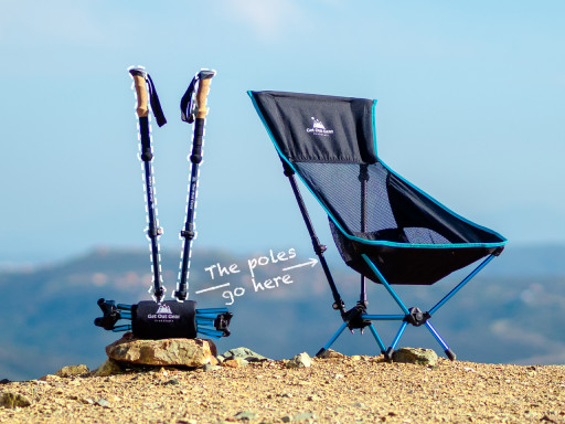 Get Out Gear Launches 2-in-1 Trekking Pole & Camp Chair System for Backcountry Adventurers