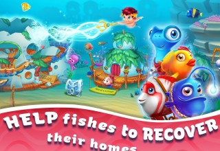 Help fishes to recover their homes