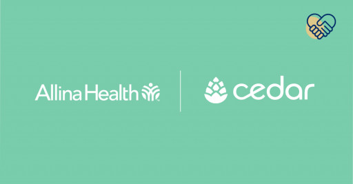 Cedar and Allina Health Announce Partnership to Enhance the Patient Financial Experience