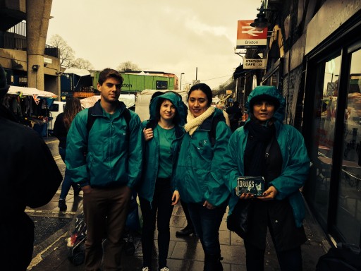 "Healthy New Year" Is the Message as Volunteers Hit the Streets of Brixton
