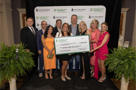 Rigid Constructors with the Gonzales Area Foundation Gala Chair, DeEtte DeArmond