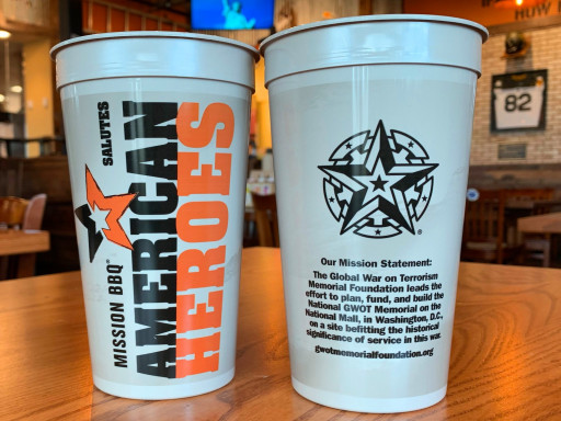 Global War on Terrorism Memorial Foundation Gets Support From MISSION BBQ American Heroes Cup Campaign