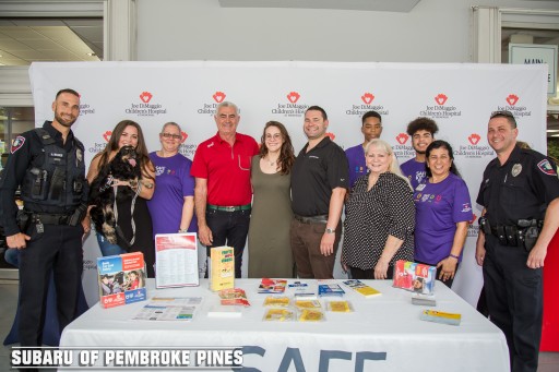 The Craig Zinn Automotive Group Partnered With Joe DiMaggio Children's Hospital Once Again to Host the 2nd Annual Subaru of Pembroke Pines Operation Kidsafe