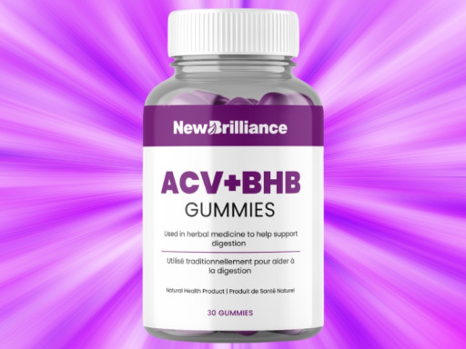 New Brilliance ACV BHB Gummies Blend Apple Cider Vinegar and BHB for Daily Gut and Energy Support