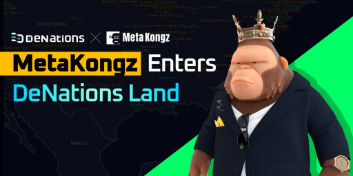 'Meta Kongz' Enters 'DeNations' Metaverse